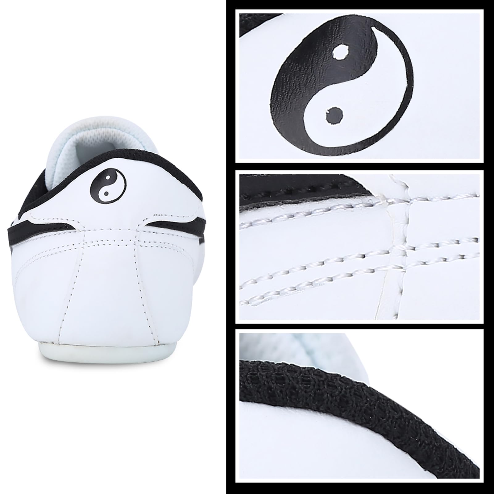 Taekwondo Shoes, Kung Fu Shoes & Tai Chi Shoes - Lightweight Martial Arts Training Shoes for Men, Women & Kids with Storage Bag - Ideal for Road Running, Boxing Practice & Martial Arts Classes