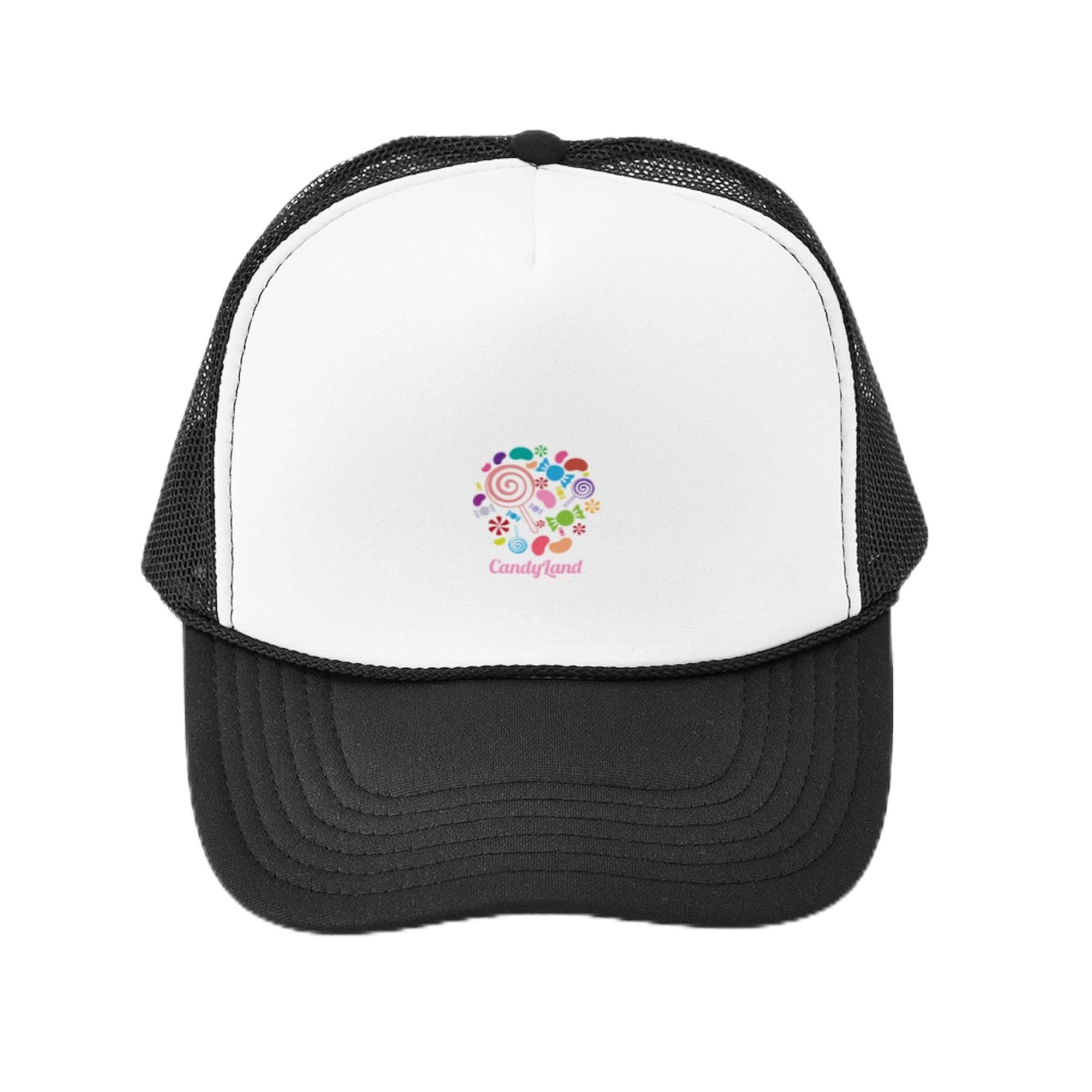 Candy Land Snapback Trucker Hat - Adjustable Dad Hat for Men & Women - Perfect for Outdoor Activities, Parties, and Casual Wear