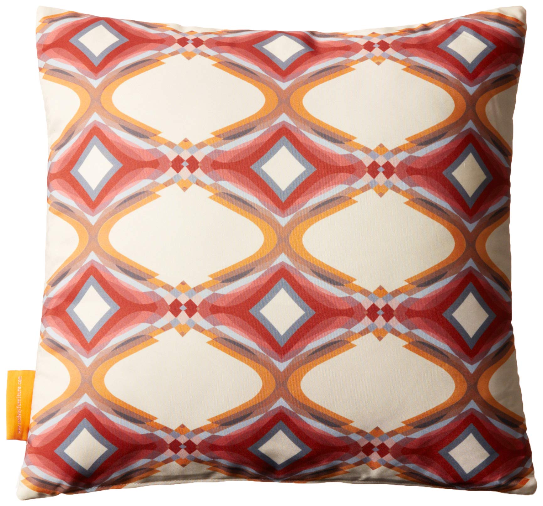Modway All-Weather Indoor/Outdoor Throw Pillows - Set of 2, Water-Resistant Patio Cushions for Sofa, Deck & Garden - Perfect for Poolside, Porch & Backyard Relaxation