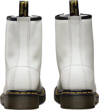 Dr. Martens 1460 8-Eye Smooth Leather Boots for Women - Classic Black Ankle Boots with Air-Cushioned Sole | Perfect for Punk, Grunge & Everyday Wear