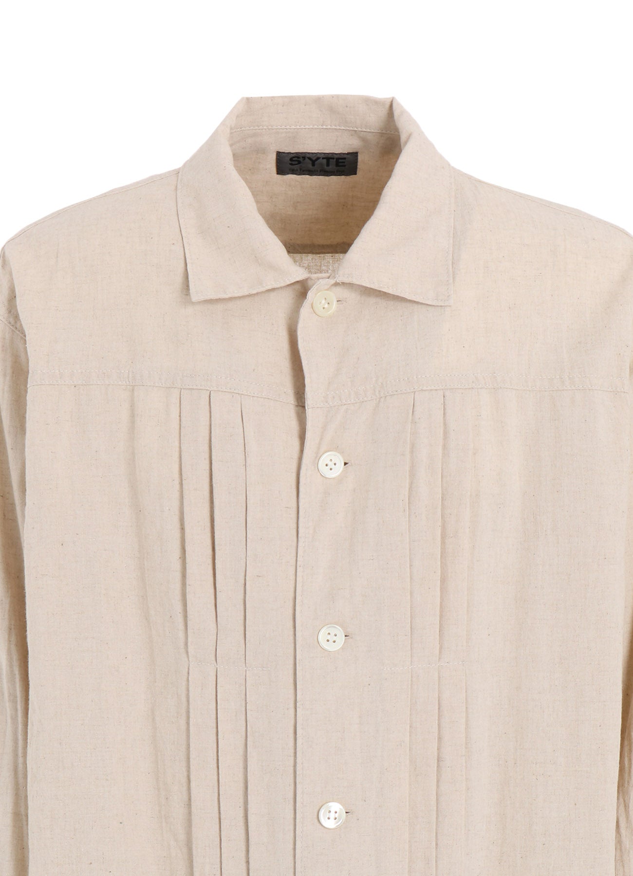 Premium Cotton Linen Poplin Pleated Oversized Shirt for Women - Comfortable & Stylish Casual Wear for Work, Travel & Everyday Outfits