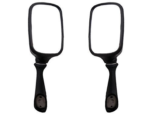 2-Pack Motorcycle Side Mirrors - Left & Right Rear View Mirrors for Suzuki GSX1300R Hayabusa (1997-2004) - Fairing Mount Replacement Parts - Enhances Safety & Visibility for Highway and Street Riding