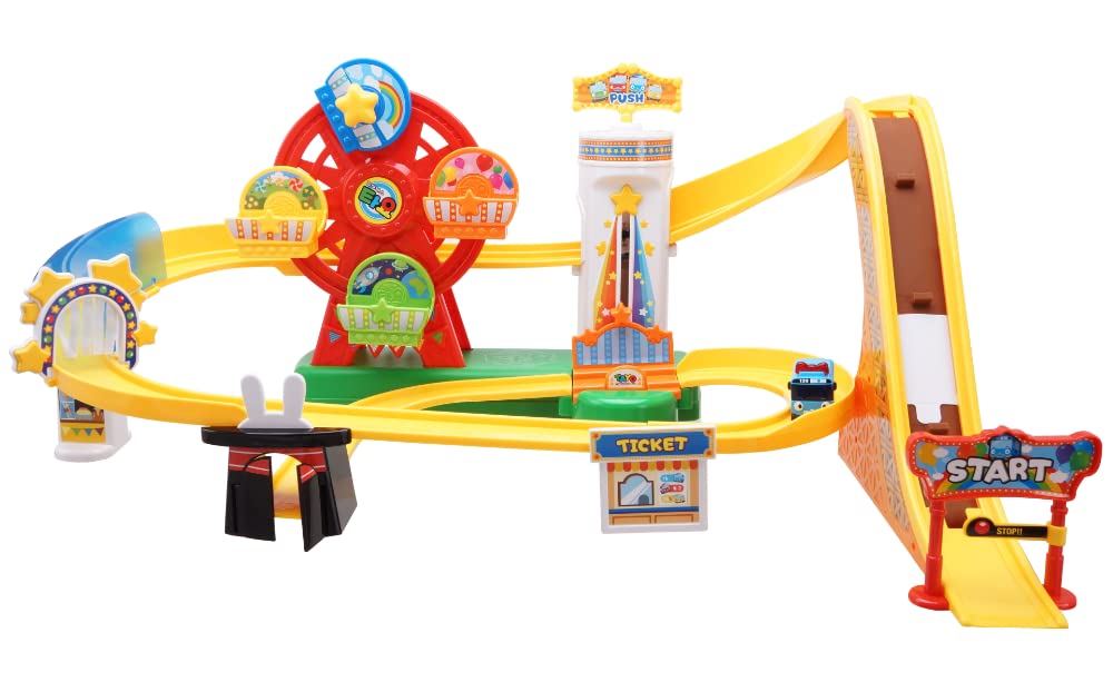 Tayo the Little Bus Special Friends Toy Set - Kids' Educational Gift for Birthday & Playtime | Fun Amusement Park Playset for Toddlers & Children