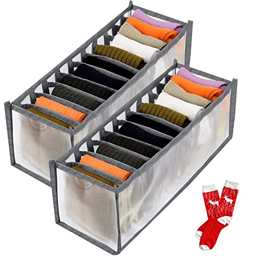 2PCS(Sock Grids,Gray)