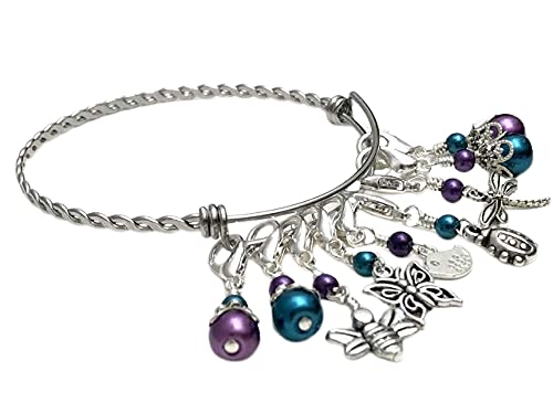 9-Piece Stitch Marker Charm Bracelet for Knitting & Crochet - Summer Friends Design | Perfect for Yarn Crafts, DIY Projects & Gift Giving