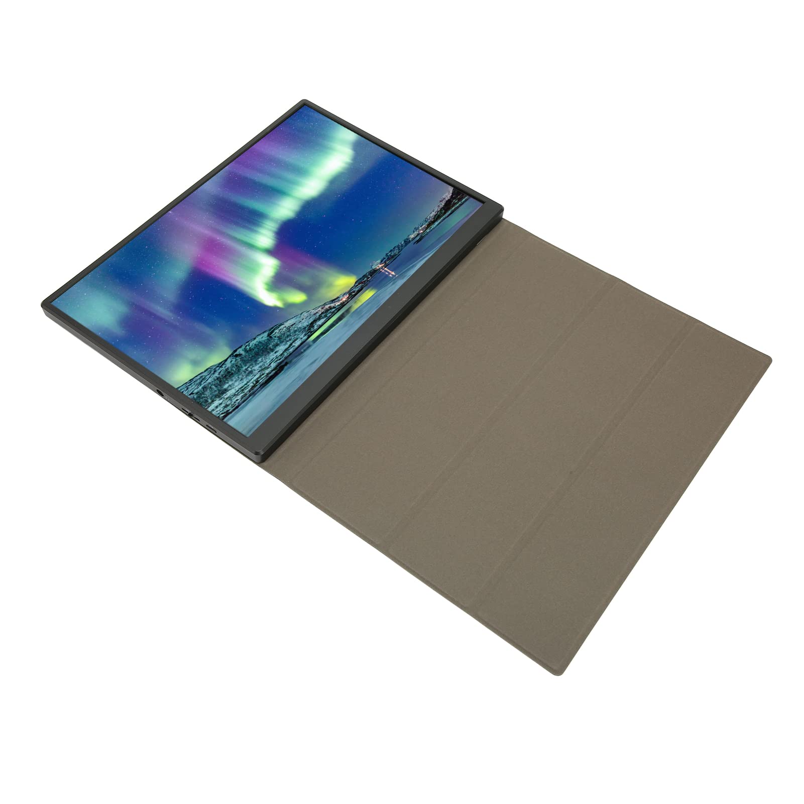 RvSky 10.5 Inch Portable Monitor - 1920x1280 FHD IPS Screen with PU Leather Case | Ultra Slim Mini Display for Laptop, PC, Gaming, Work & Travel | Perfect for Remote Work, Business Presentations & Entertainment On-The-Go