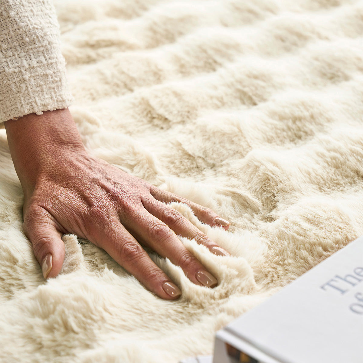 Soft Plush Bubble Washable Rug - Non-Slip Bathroom & Nursery Floor Mat - Machine Washable for Easy Cleaning - Perfect for Kids Room, Playroom & Pet Areas
