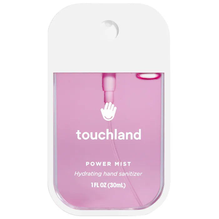 Power Mist Hand Sanitizer & Moisturizer by Touchland | Alcohol-Based Hydrating Hand Spray for On-the-Go Use | Travel, Office, Gym & Daily Hygiene Essential