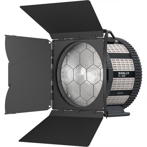 Nanlux FL 35E Motorized Fresnel Lens - Professional LED Lighting for Photography, Videography & Studio Use - Perfect for Film Sets, Live Events & Creative Productions
