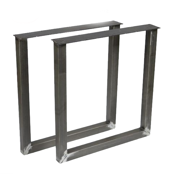 W5036A PLUS Dining Table U Legs - Set of 2 Metal Table Legs (71cm Height, 66cm Width) - Perfect for DIY Kitchen Tables, Restaurant Furniture & Modern Dining Room Decor