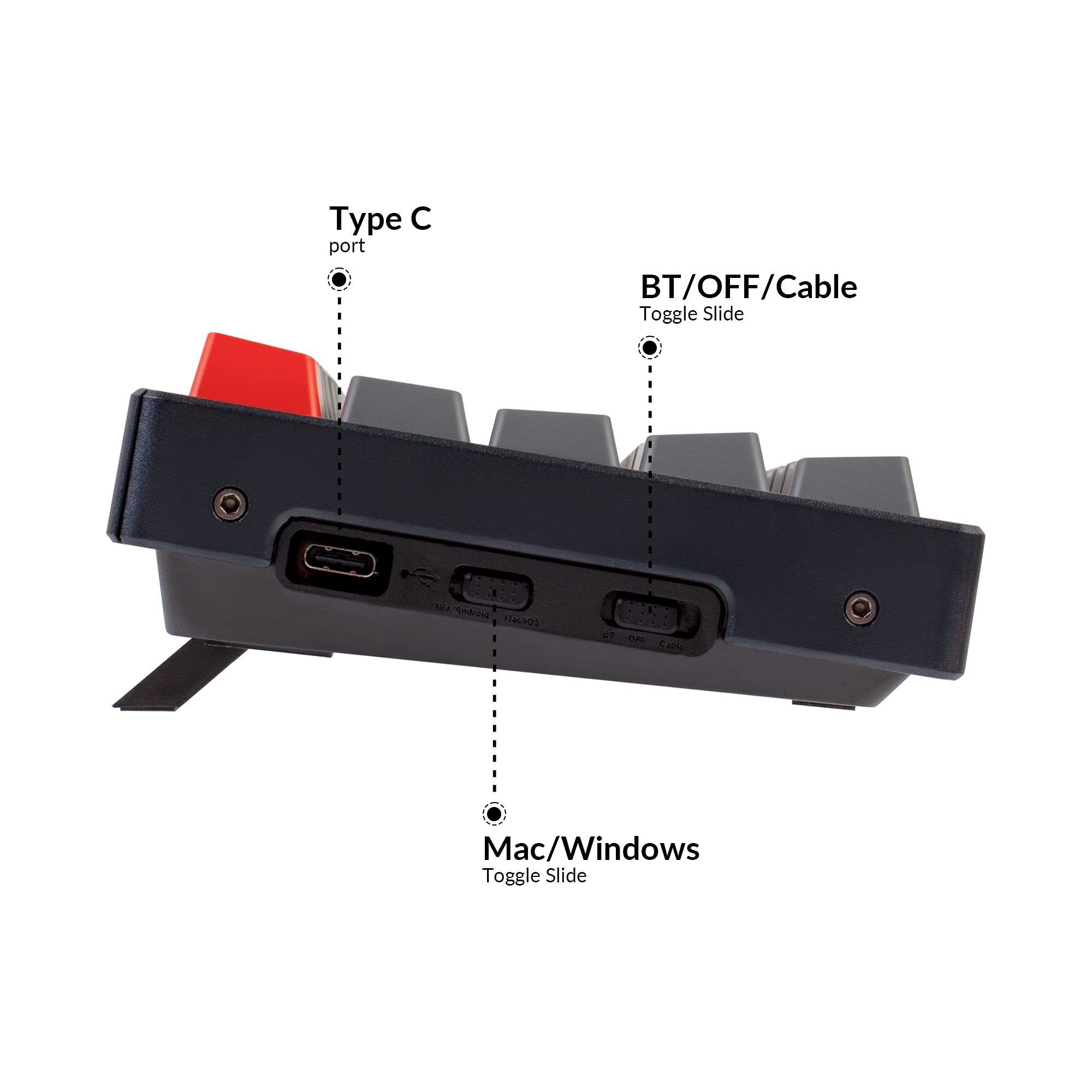 Keychron K12 60% Compact Mechanical Keyboard - Bluetooth Wireless & USB Wired, Gateron G Pro Blue Switches, RGB Backlit, N-Key Rollover, Aluminum Frame - 61-Key for Mac/Windows (Perfect for Office Work, Gaming & Programming)