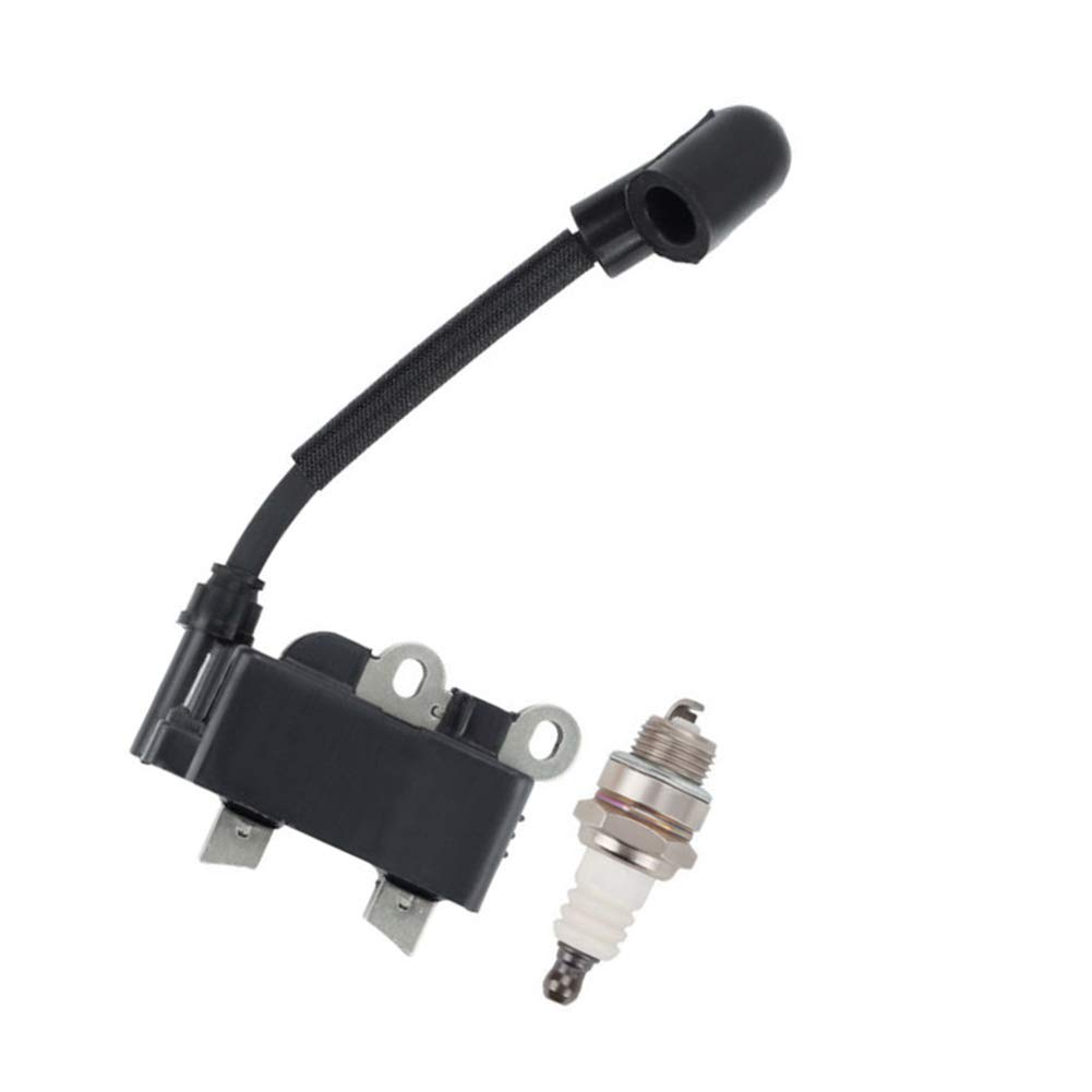 Realman 290178008 Ignition Coil with BM6A Spark Plug - Compatible with Ryobi RY08544, RY08548, RY08574, RY08576 Handheld Blowers, Homelite BM08570 Backpack Blower & Toro 51984-51987, 51954 Blower Vacuum - Perfect for Lawn Maintenance & Leaf Blowing