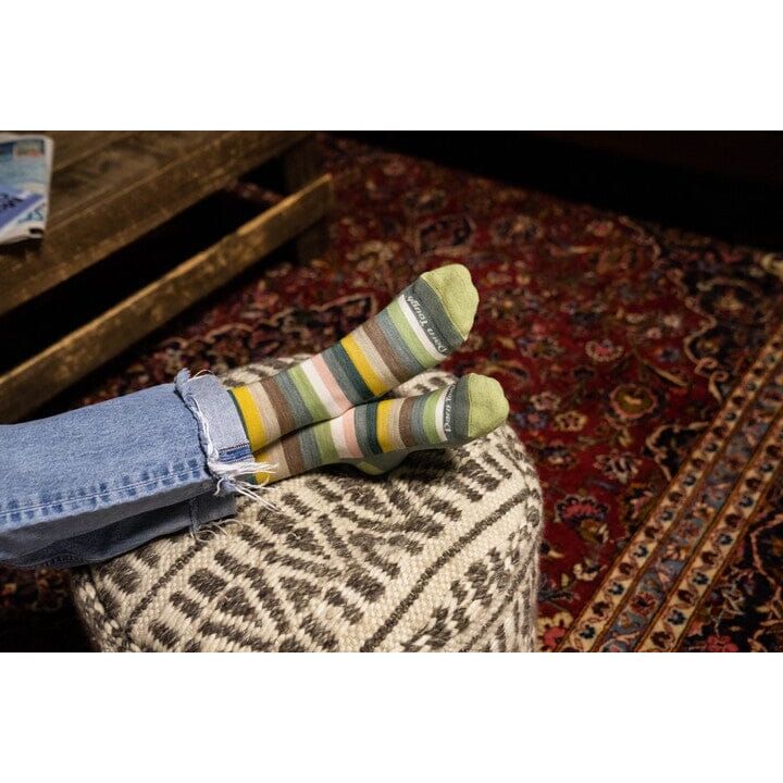Darn Tough Women's Mystic Stripe Crew Lightweight Lifestyle Socks - Comfortable Hiking, Running & Everyday Wear for Outdoor & Casual Use