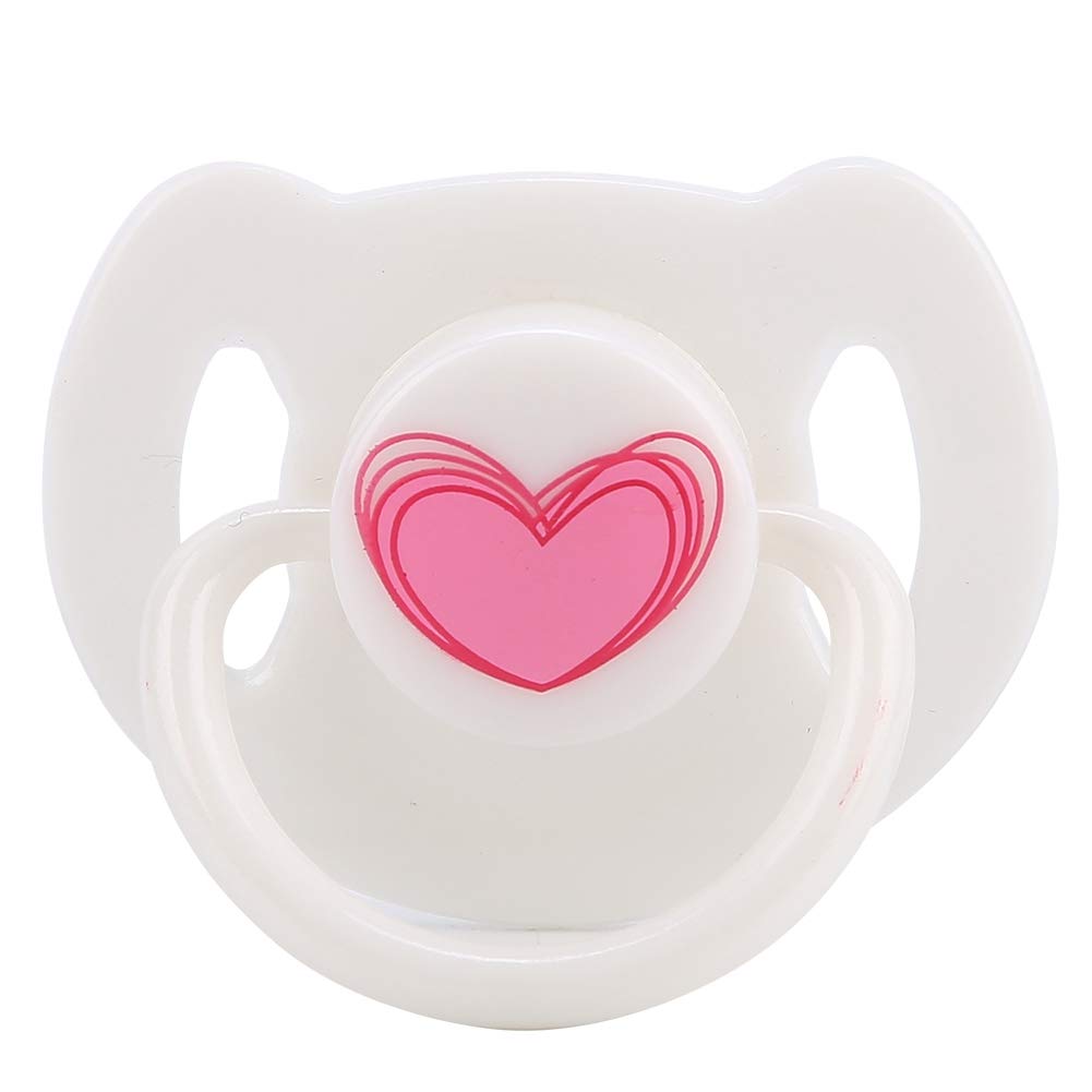 Hztyyier Magnetic Pacifier for Reborn Baby Dolls - Realistic Dummy Pacifier Toy Accessory (#3) - Perfect for Newborn Pretend Play, Collectibles & Gift Giving