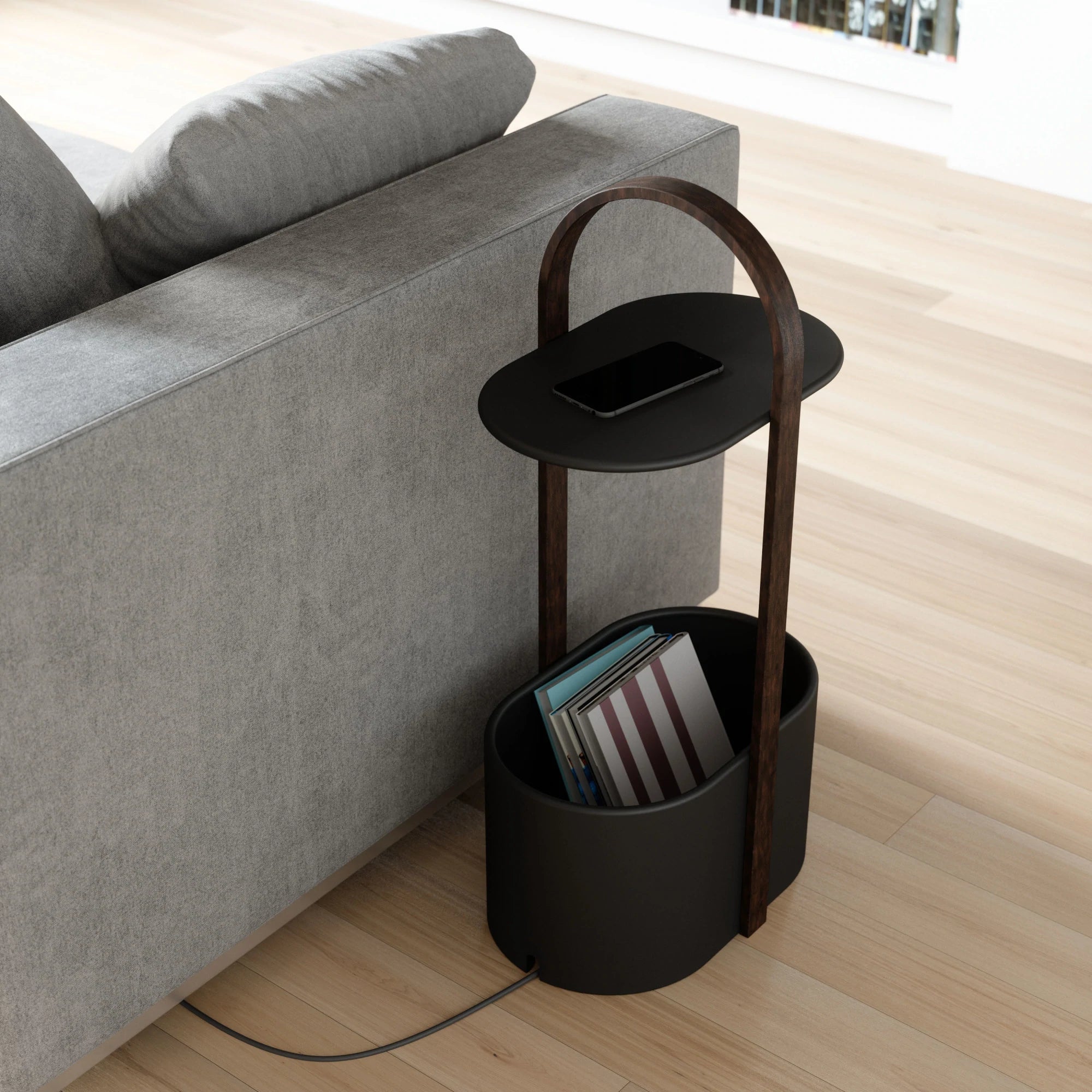 Bellwood Storage Table - Stylish and Functional Coffee Table with Hidden Storage Compartment - Perfect for Living Room, Bedroom, or Office Organization