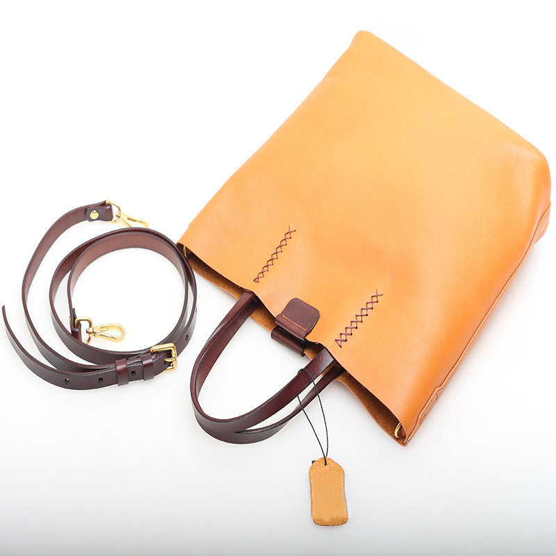 Stylish Multifunctional Handmade Leather Handbag for Women - Perfect for Work, Travel, and Everyday Use
