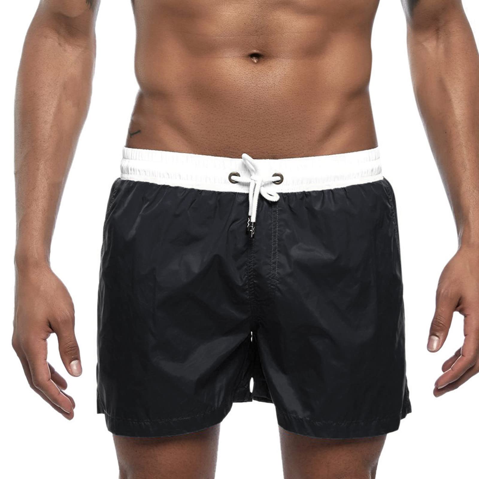 Men's Spring Summer Sports Underpants - Spliced Swim Trunks for Beach Surfing, Pool, and Casual Wear