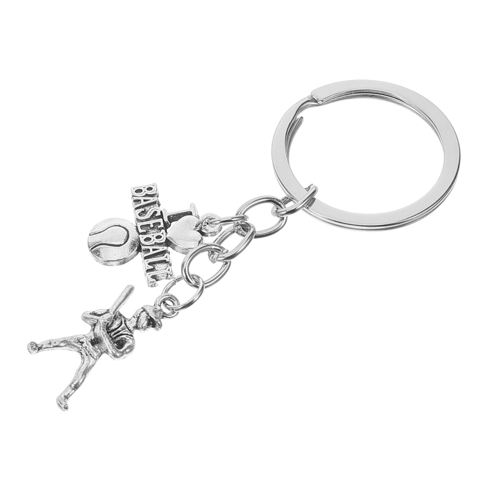 2PCS Baseball Keychain Set - Cute Sports Keychains for Women, Backpack, Bags & Key Rings | Baseball Party Favors & Gifts for Fans | Perfect for Baseball Games, Sports Events & Everyday Use