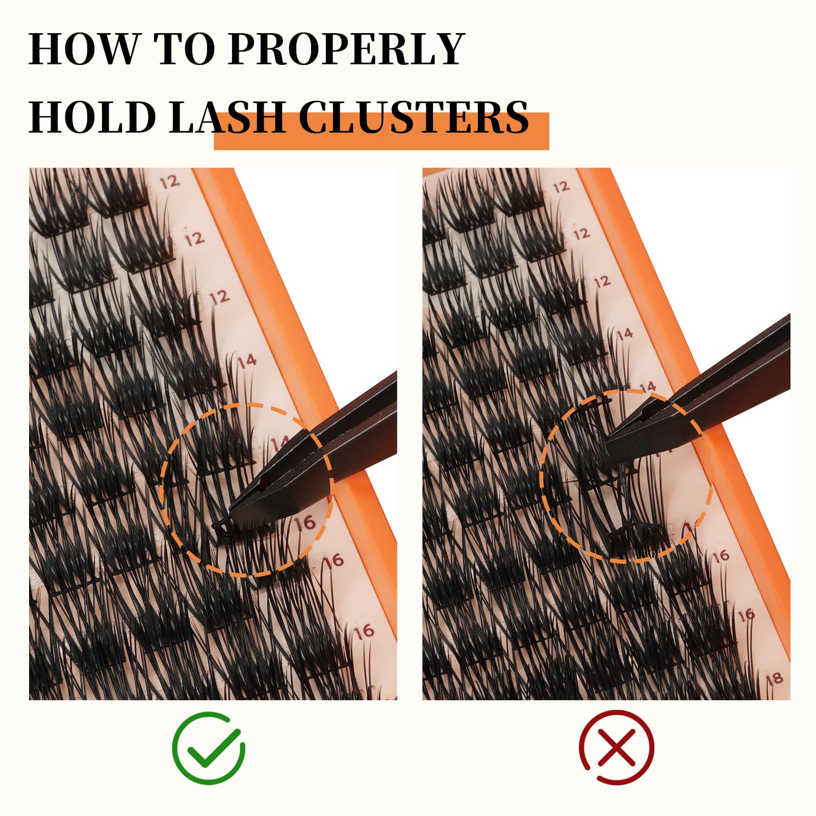 Premium 88-Piece DIY Eyelash Extension Kit - Mixed 12-18mm D Curl Lash Clusters, Super Soft Individual Lashes with 360° Reversible Mirror Box (Feather Curl-D Mix) for Professional Salon & Home Use