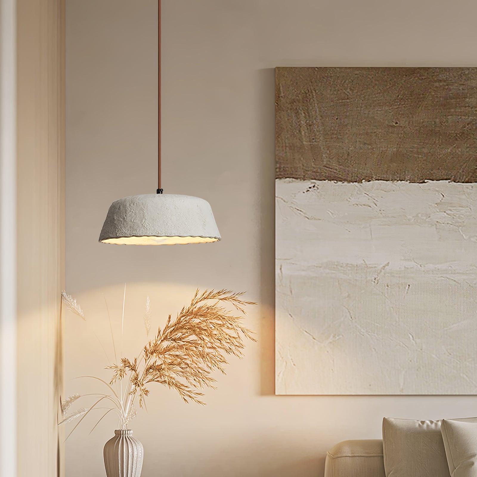 Stylish Ceramic Pendant Light - Modern Hanging Bowl Lamp for Kitchen Island, Dining Room & Bedroom Lighting Decor