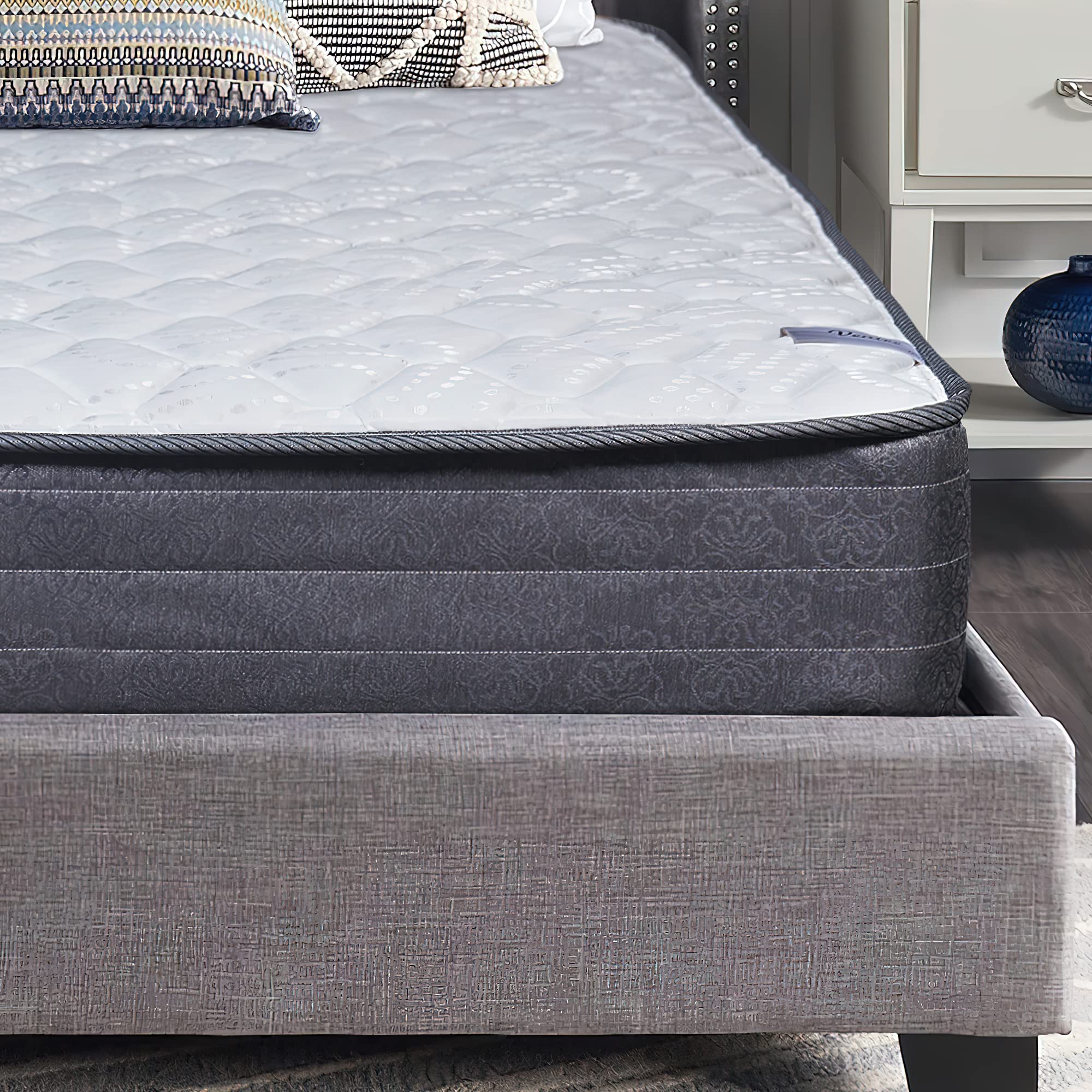 8-Inch Twin Size Innerspring Mattress - Gentle Firm Support & Ultra Comfortable for Kids, Teens & Guest Rooms | Perfect for Bunk Beds, Daybeds & Small Spaces