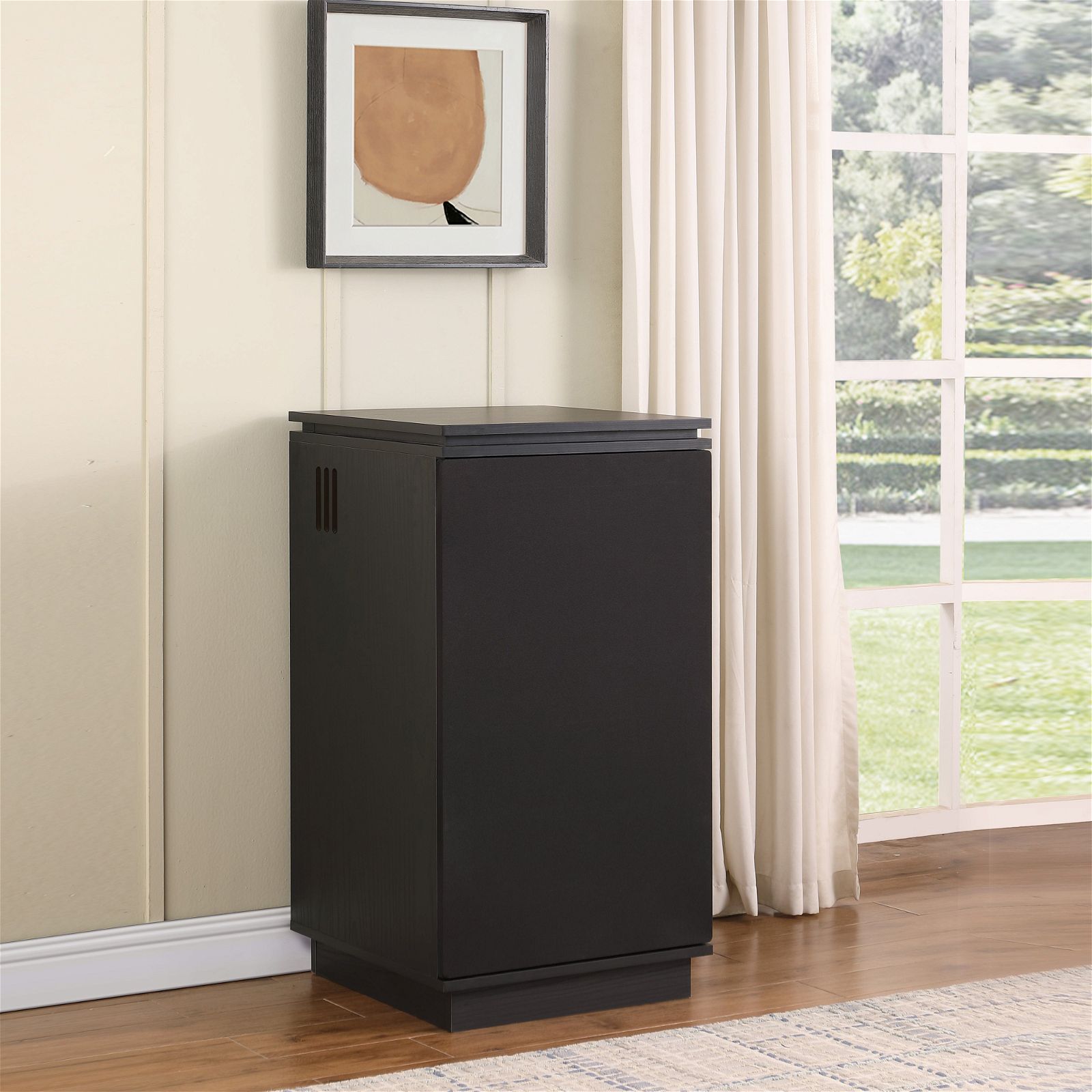 Tauris™ BROADWAY HiFi BLACK Oak TV Stand - Premium Entertainment Center for Living Room, Home Theater & Gaming Setup