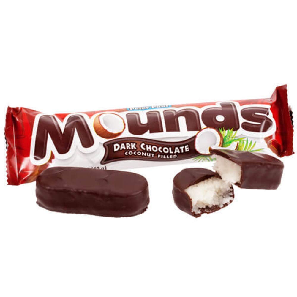 Dark Chocolate Coconut Candy Bars 6-Pack - Perfect for Snacking & Gifting