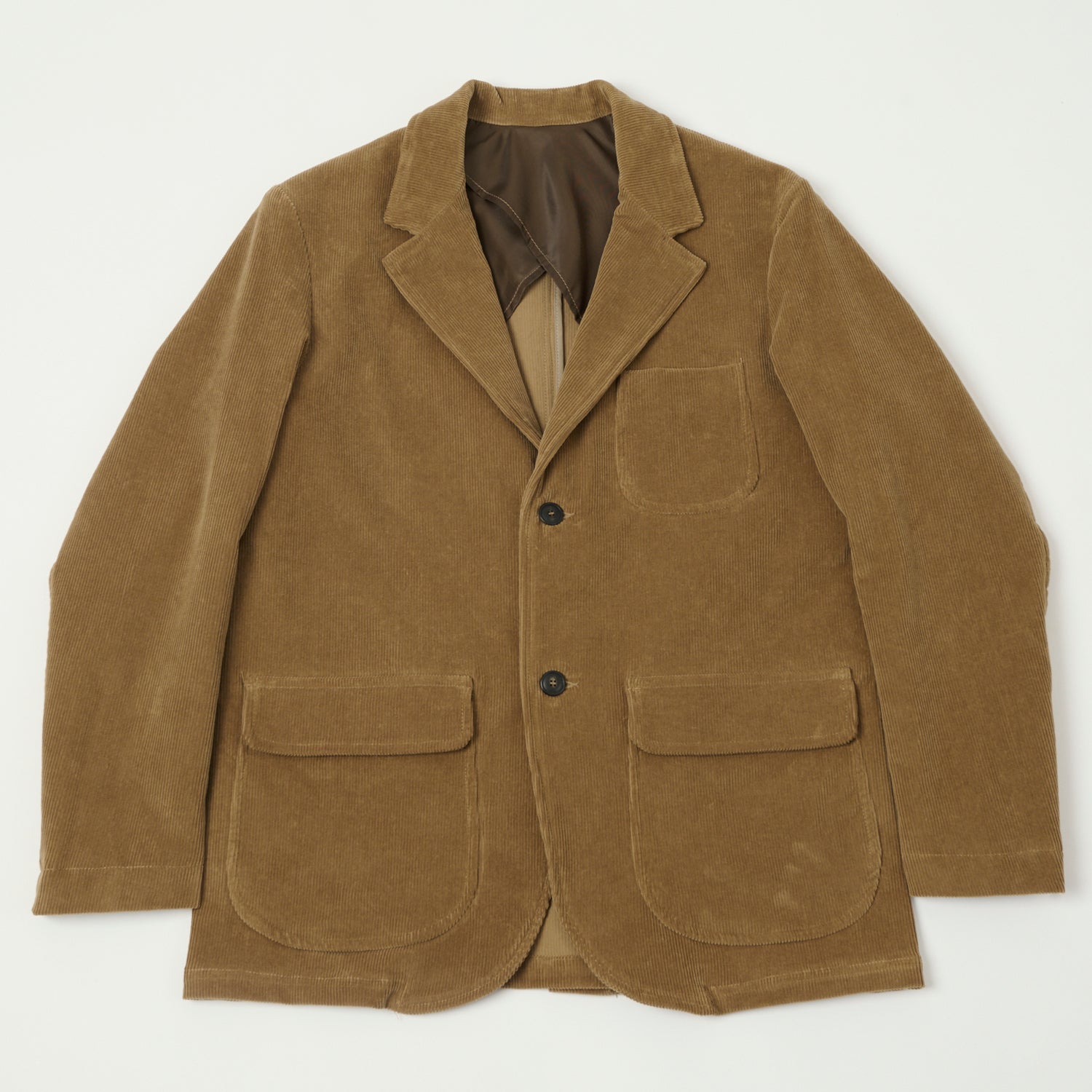 East Harbour Surplus 'Freeport 101' Washed Corduroy Blazer for Men - Vintage Style Corduroy Jacket with Wood Buttons | Perfect for Casual Outfits, Office Wear & Fall Fashion