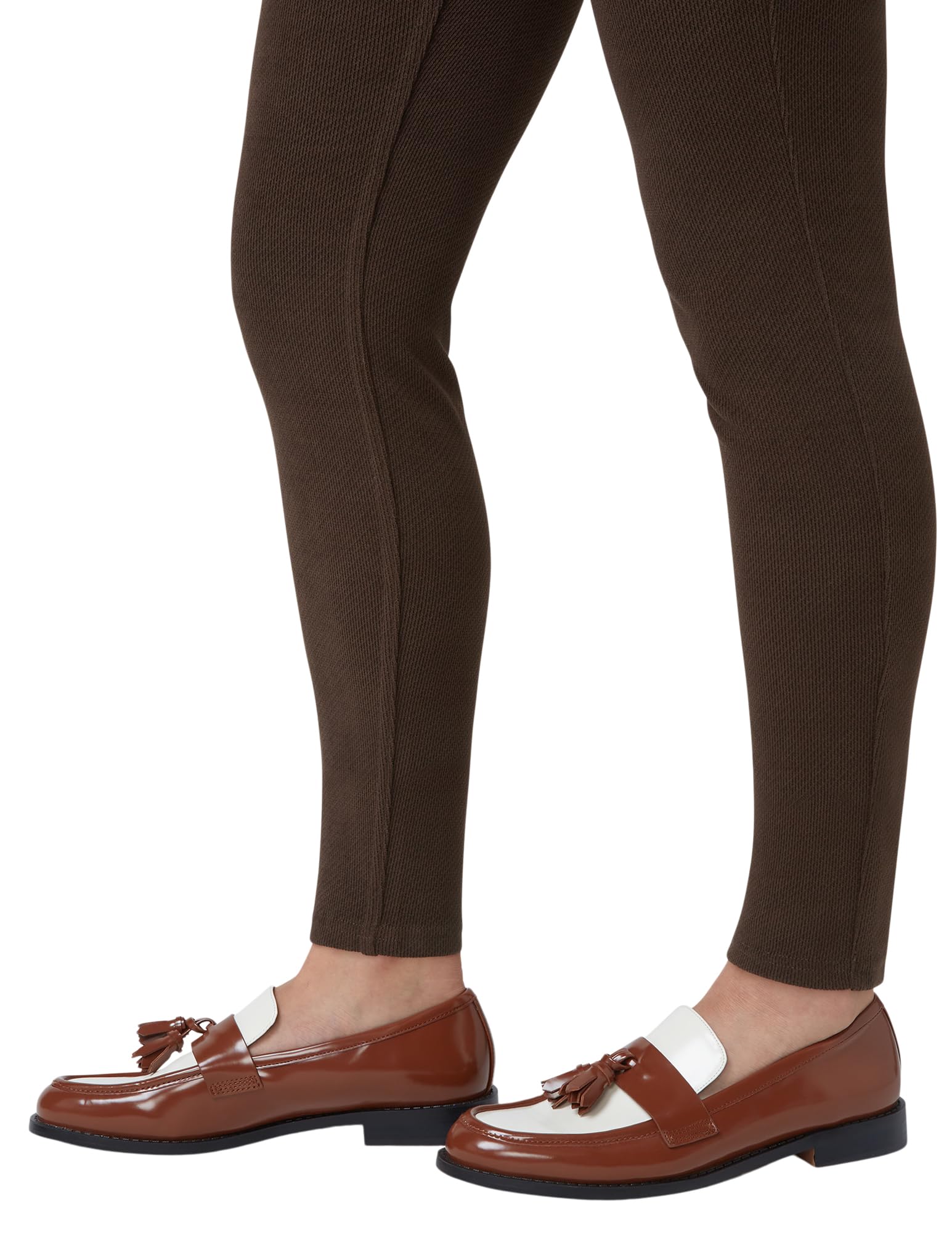 HUE Women's Soft Twill Jean Style Leggings - Comfortable Stretchy Jeggings for Everyday Wear | Perfect for Work, Yoga & Casual Outfits
