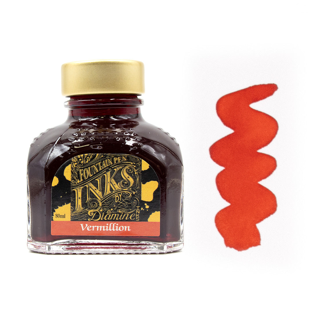 Diamine Fountain Pen Ink 80ml Bottle - Premium Writing Ink for Calligraphy, Journaling & Lettering - Vibrant Colors & Smooth Flow - Perfect for Fountain Pens, Dip Pens & Art Projects