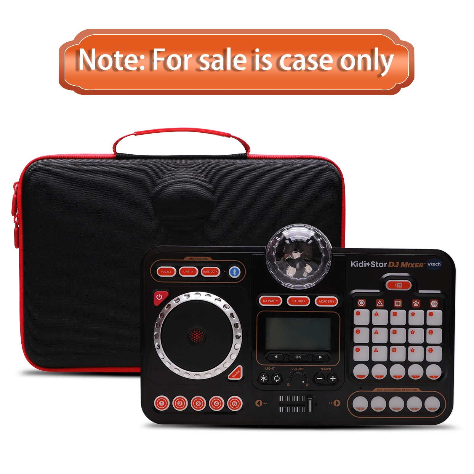 LTGEM DJ Mixer Case Compatible with VTech KidiStar DJ Mixer - Protective Storage Organizer for Kids Music Toy | Perfect for Travel, Birthday Gifts & Educational Play
