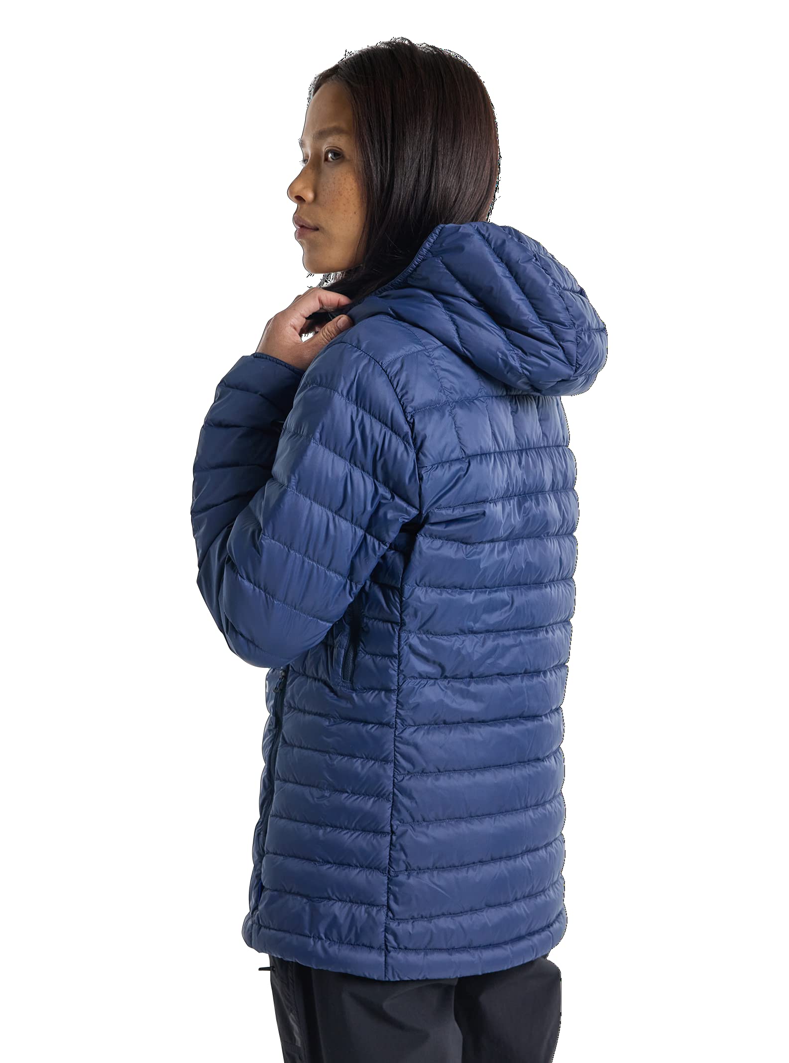Burton Women's Mid-Heat Hooded Down Jacket - Waterproof Winter Coat for Skiing, Snowboarding & Outdoor Activities