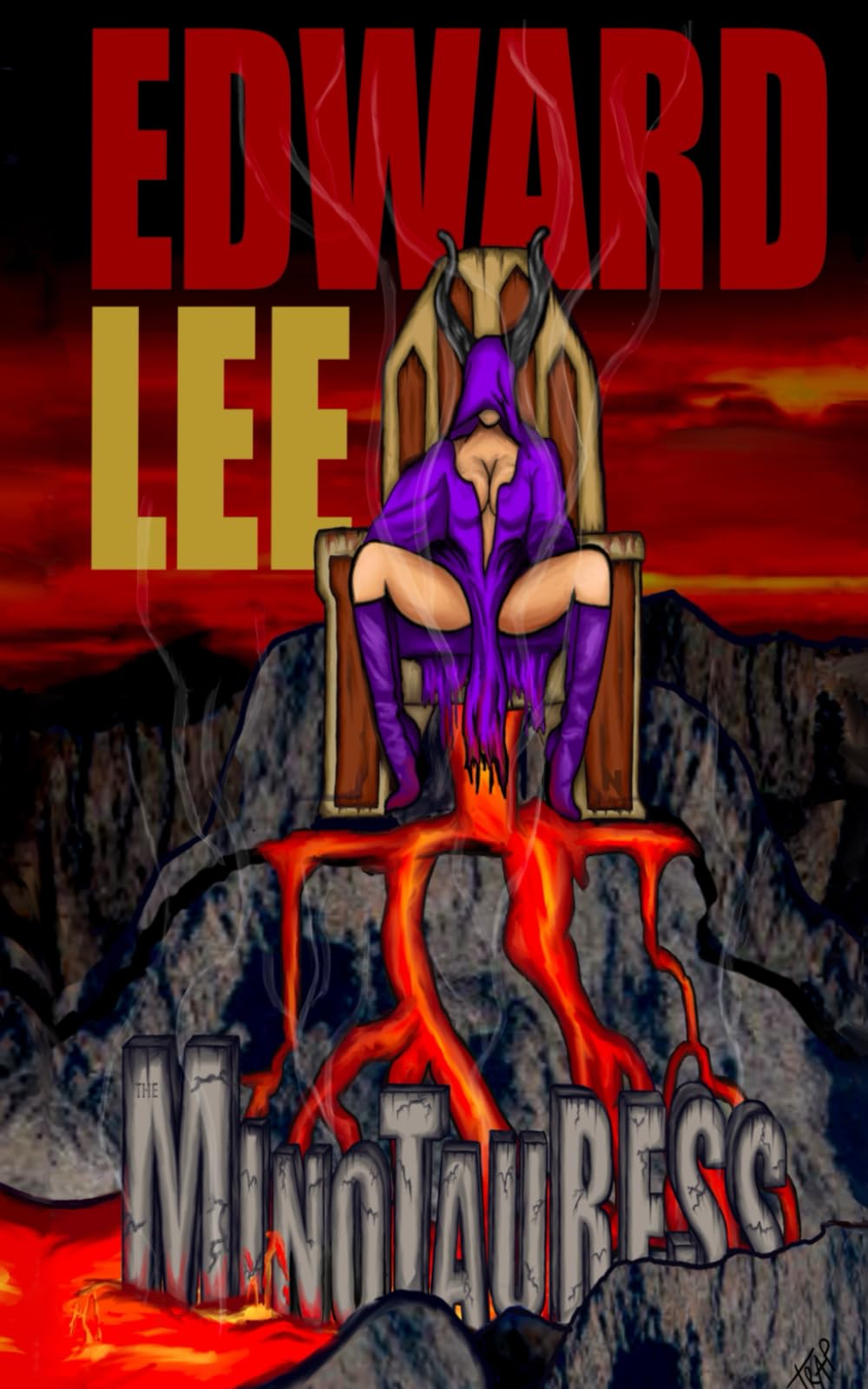 Minotauress by Edward Lee - Horror Novel | Dark Fantasy Book for Thriller & Supernatural Fiction Fans - Perfect for Late-Night Reading & Halloween Gifts