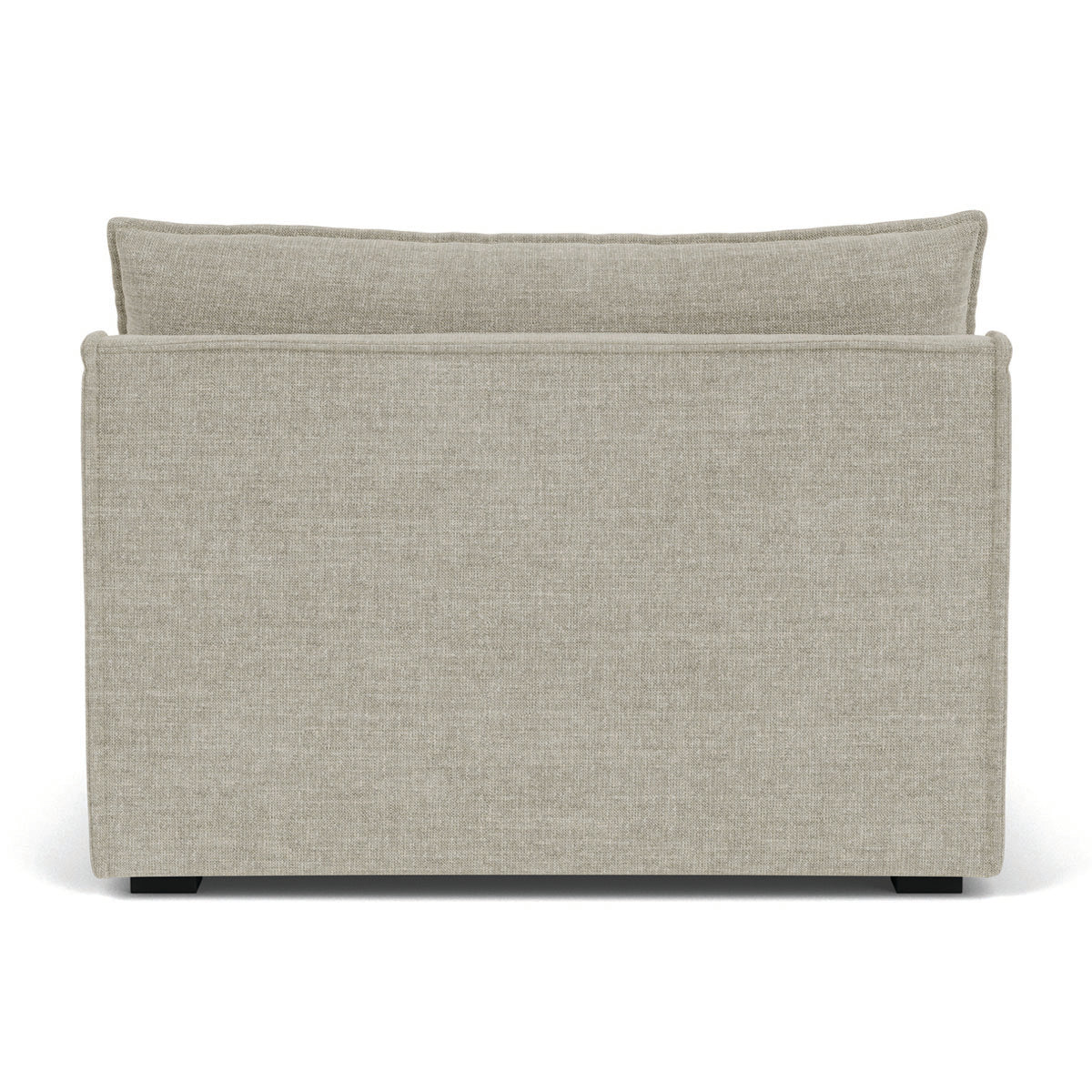 Daphne Fabric Modular 1-Seater Sofa (Armless) - Compact & Stylish for Small Spaces, Apartments, and Living Rooms