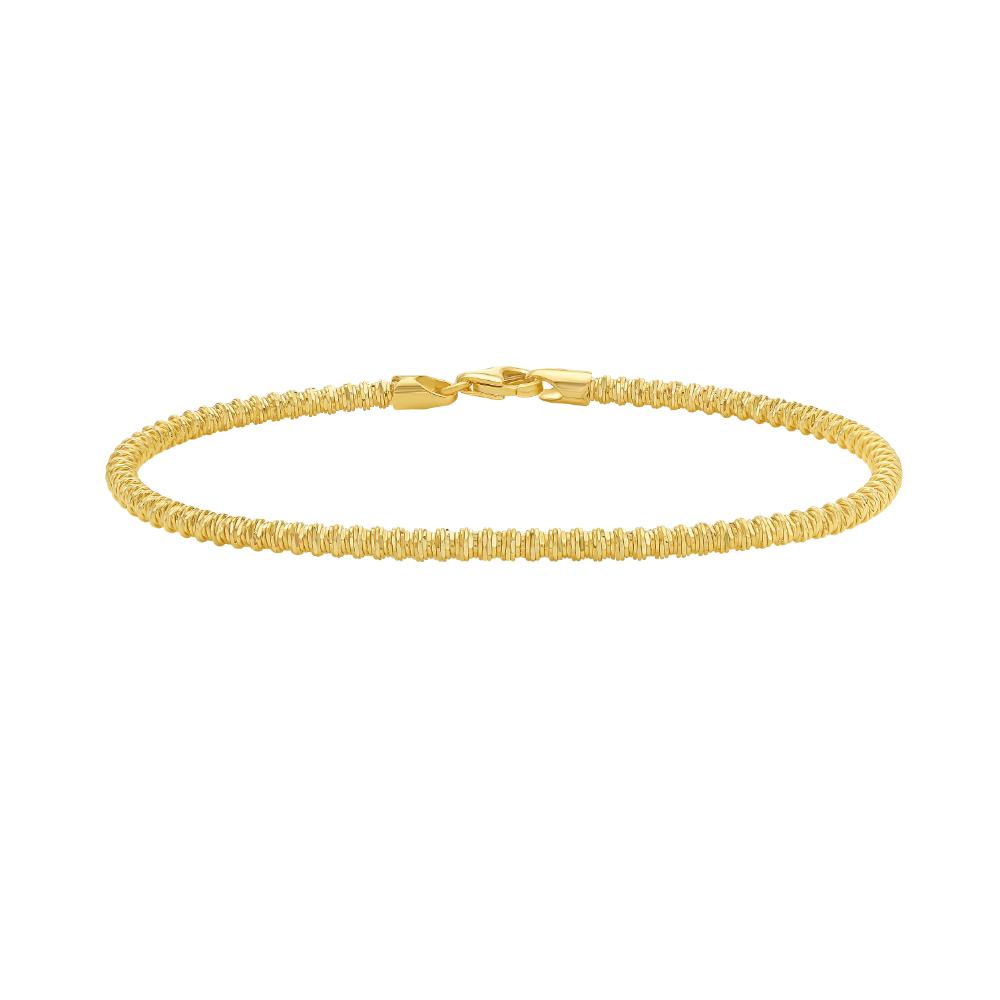 14K Gold 2.7mm Sparkle Spring Chain Necklace - Dainty Layering Jewelry for Women, Perfect for Everyday Wear & Special Occasions