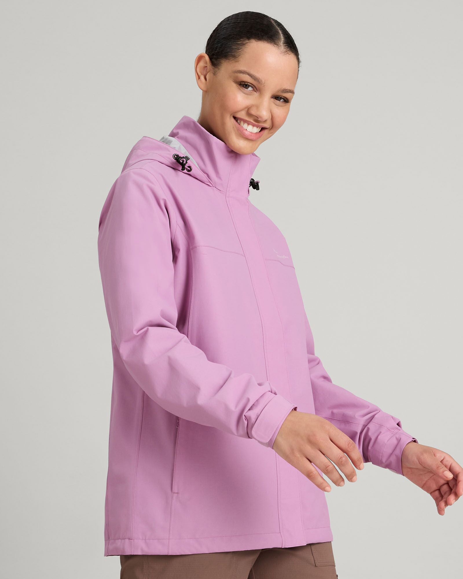Waterproof Andulo 2-Layer Rain Jacket for Women - Lightweight Windbreaker with Hood | Perfect for Hiking, Commuting & Outdoor Activities
