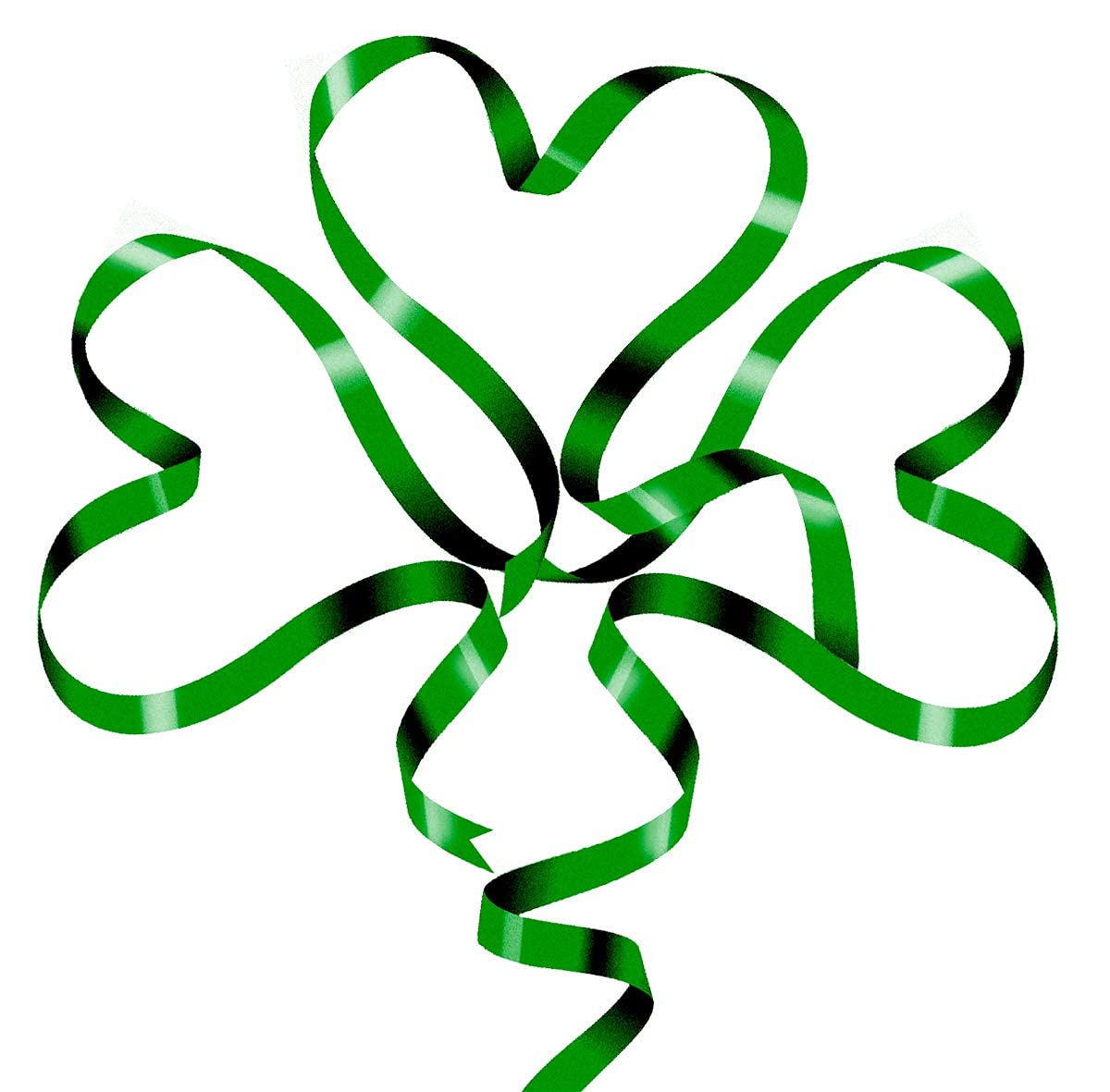 Green Metallic Curling Ribbon for St. Patrick's Day Decorations - Floral Crafts, Gift Wrapping & Party Decor - Perfect for DIY Bouquets, Holiday Crafts and Saint Patty's Day Celebrations