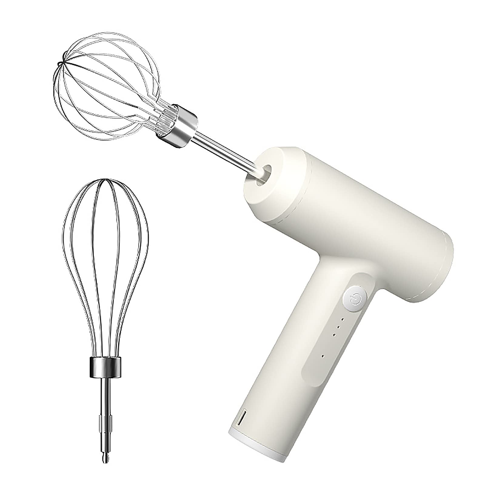 ZCFGUOI Electric Hand Mixer - 5-Speed Handheld Mixer with 2 Stainless Steel Attachments for Baking, Whipping Cream, Eggs, Cake Batter, Cookie Dough & Brownies | Perfect for Home Kitchen, Baking Enthusiasts & Professional Chefs