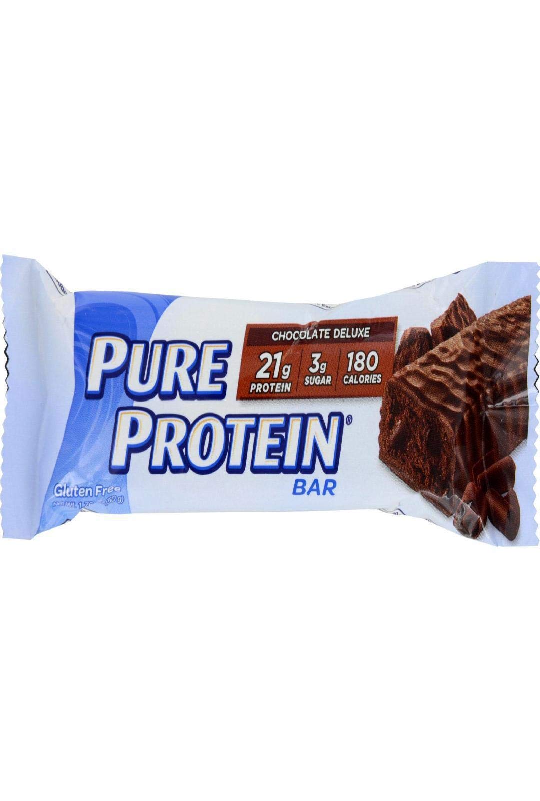 Pure Protein Bar Chocolate Deluxe - High Protein Snack, 6 Count | Perfect for Gym, Hiking & On-the-Go Energy Boost