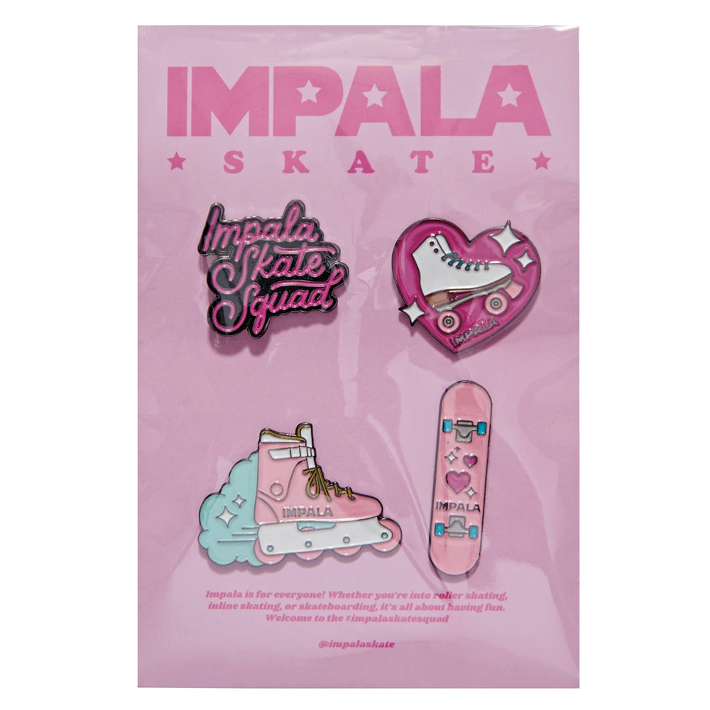 Impala Skateboard Pin Pack - Collectible Skate Pins for Skateboard Decoration & Enthusiasts - Perfect for Skateboard Grip Tape, Helmets & Backpacks