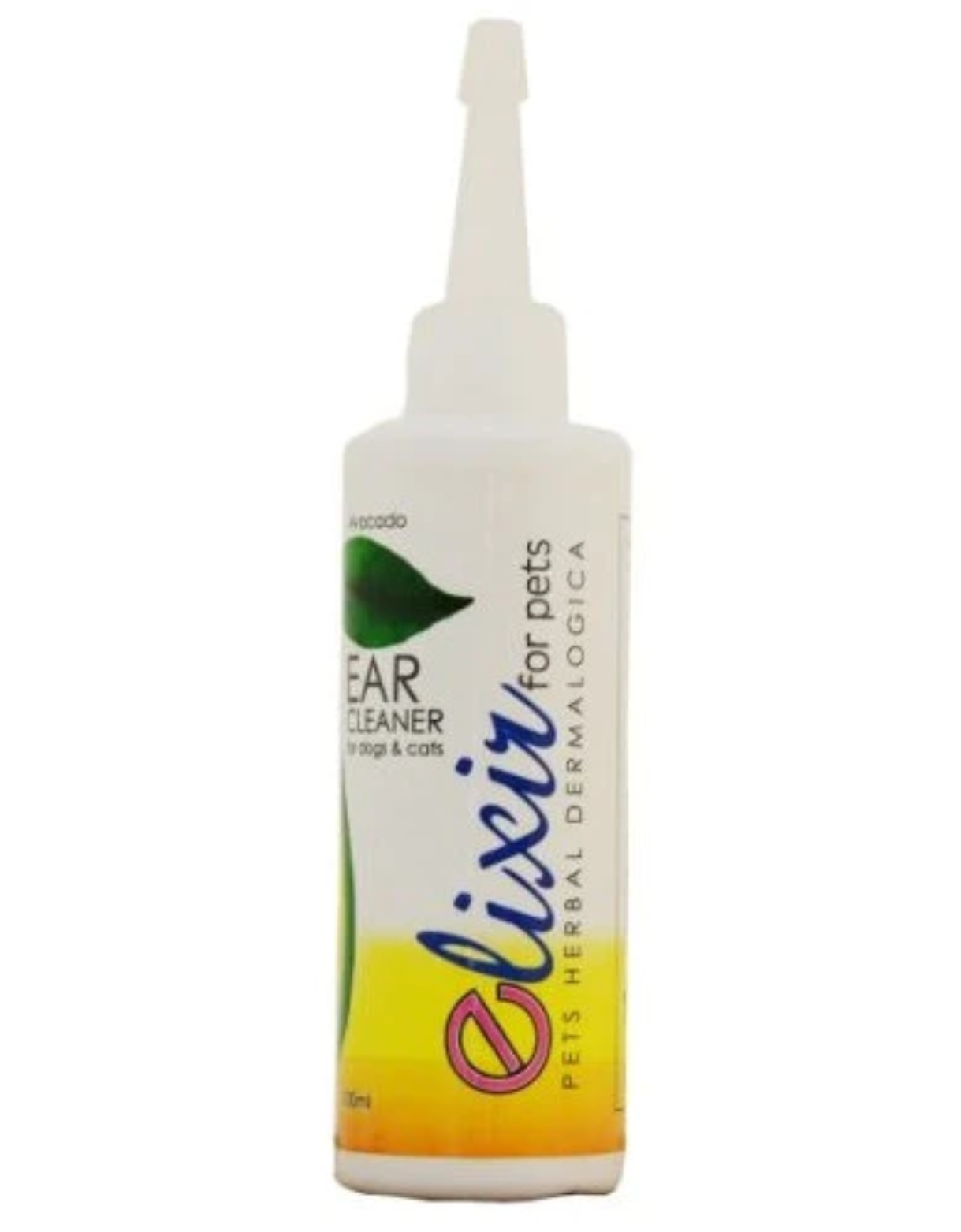 Elixir Ear Cleaner for Dogs & Cats - 100ml Avocado Oil Formula - Gentle Pet Ear Cleaning Solution for Itchy, Dirty Ears - Perfect for Routine Pet Grooming & Ear Hygiene Care