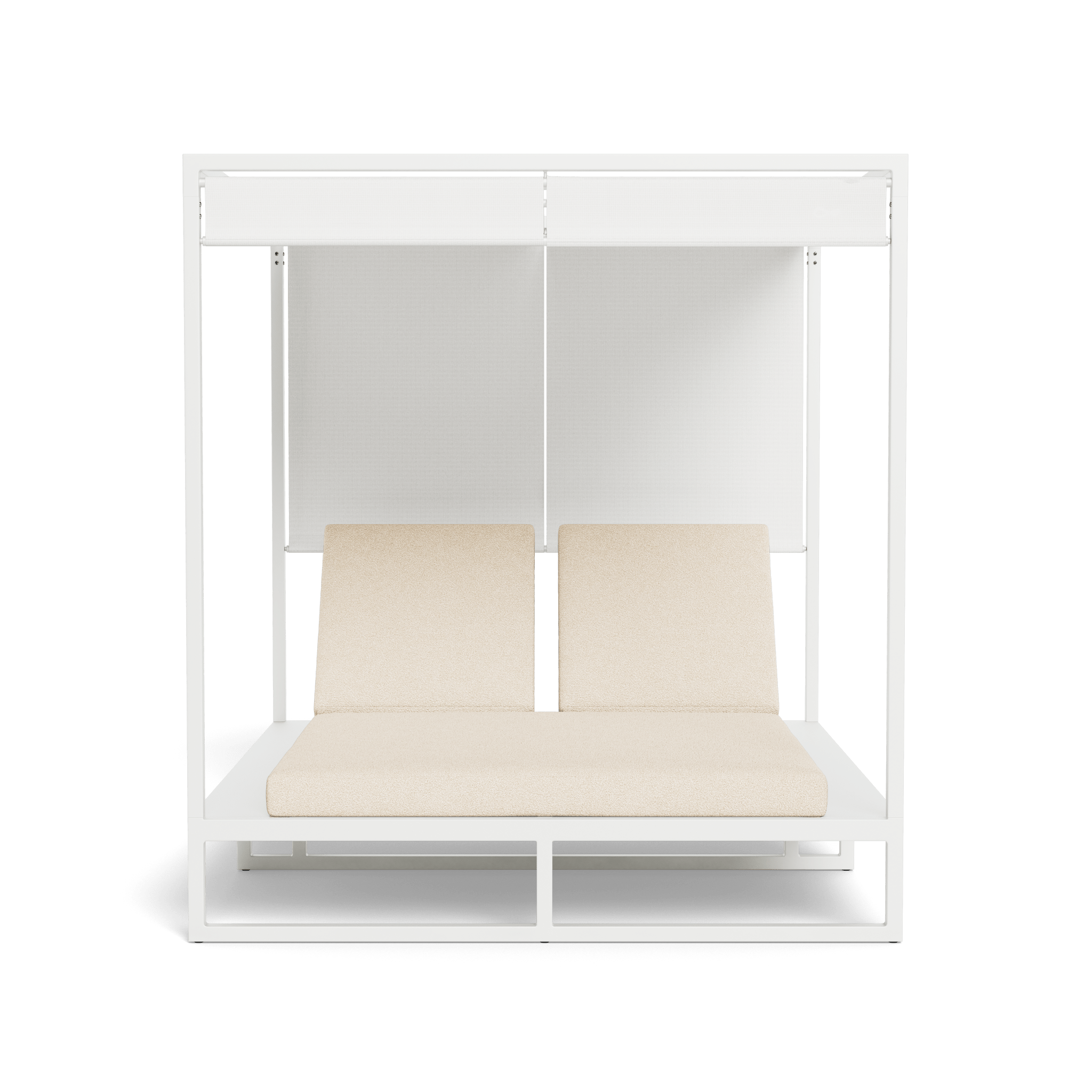 Hayman Aluminum Curtain Cabana - Lightweight Outdoor Sunshade for Patio, Poolside, and Beach - Perfect for Relaxation and Shade