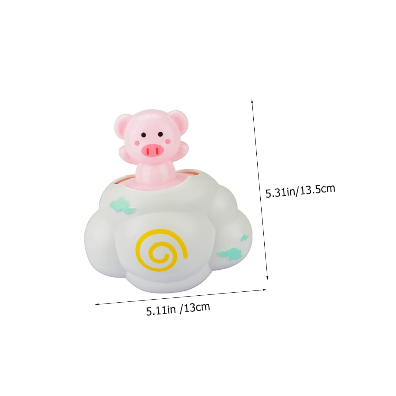 KONTONTY 2-Pack Durable Bath Toys for Kids - Fun Bathtub & Shower Playtime - BPA-Free Plastic Water Toys for Toddlers & Infants - Perfect for Bath Time Fun and Early Learning