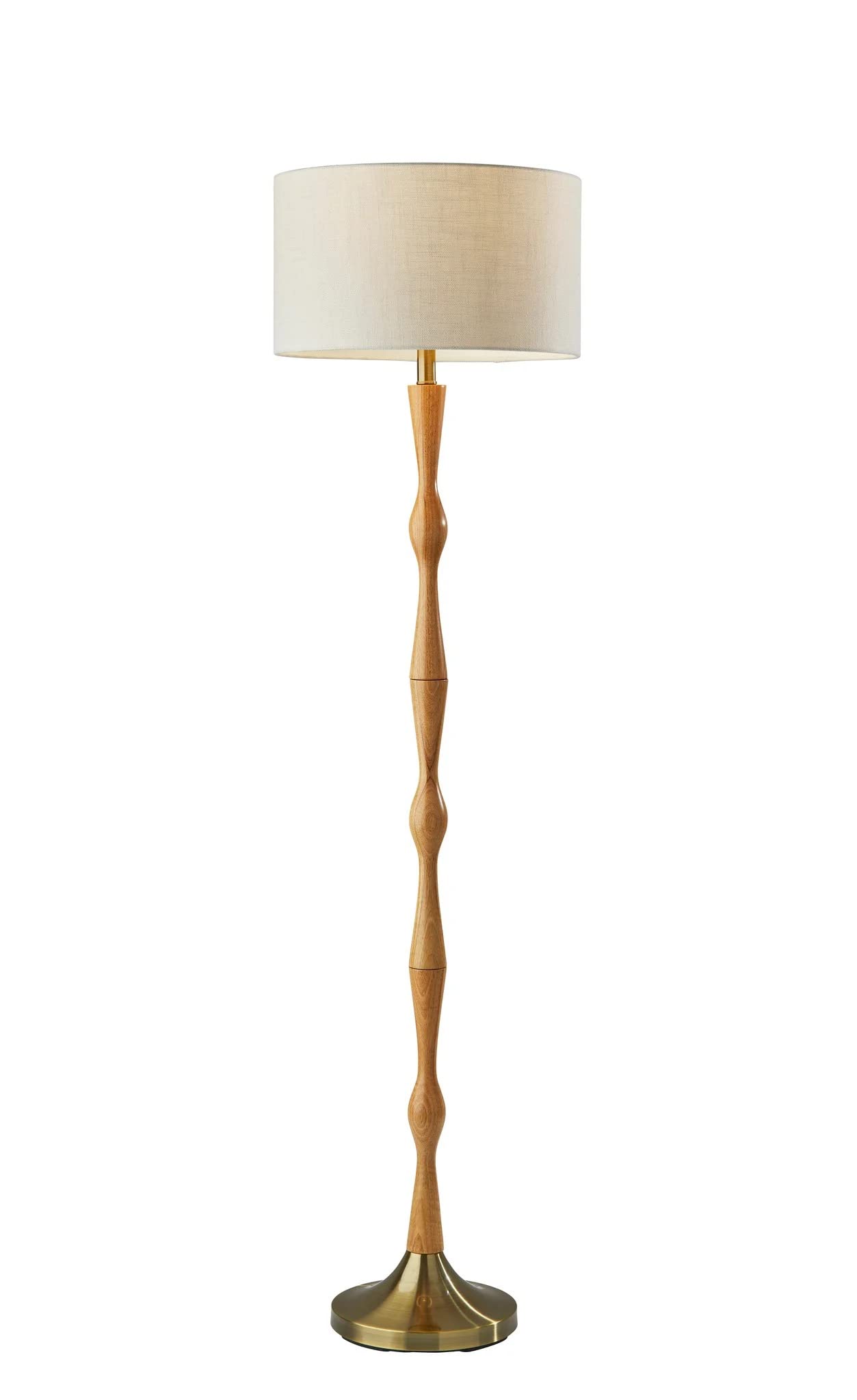 ADESSO Eve Modern Floor Lamp - Adjustable Brightness LED Standing Light for Living Room, Bedroom, Office - Warm White & Cool White Light Modes