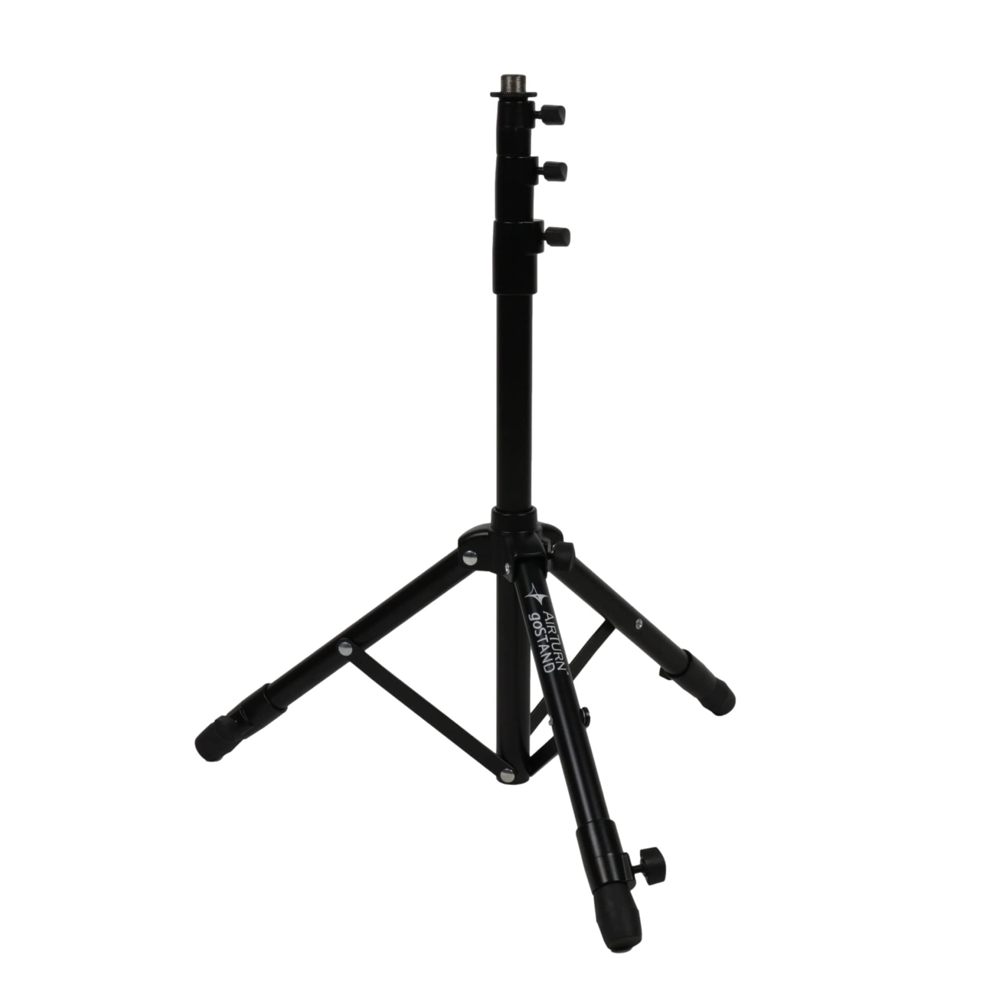 AirTurn goSTAND Portable Adjustable Mic and Tablet Stand - Universal Holder for Microphones, iPads, Smartphones - Perfect for Music Performances, Podcasting, and Studio Recording