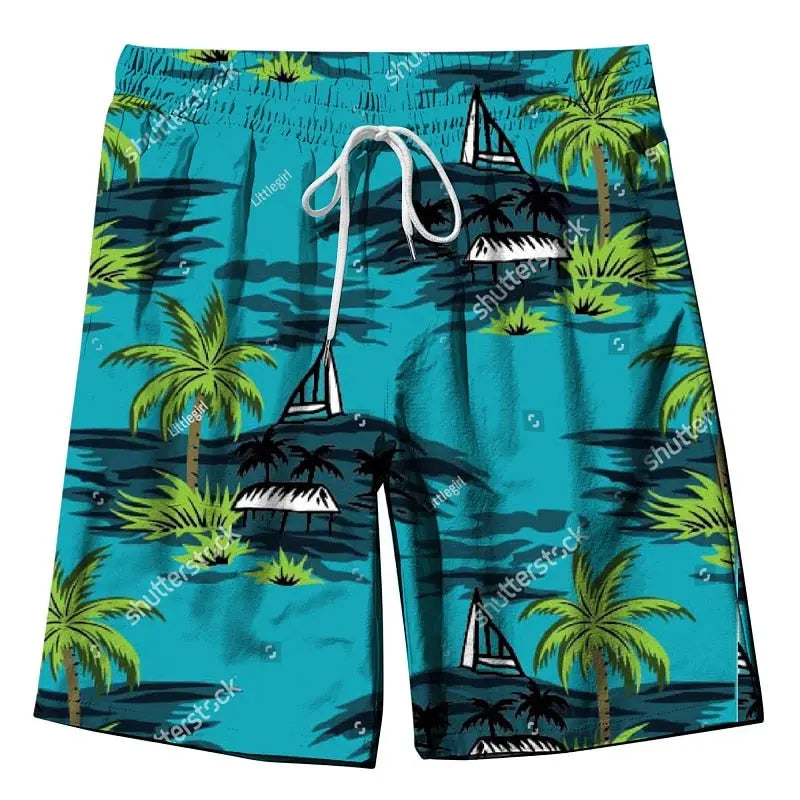 **Boys' Swim Trunks for Kids 5-14 Years Old - Quick Dry Comfortable Swim Shorts for Beach, Pool & Summer Water Activities**