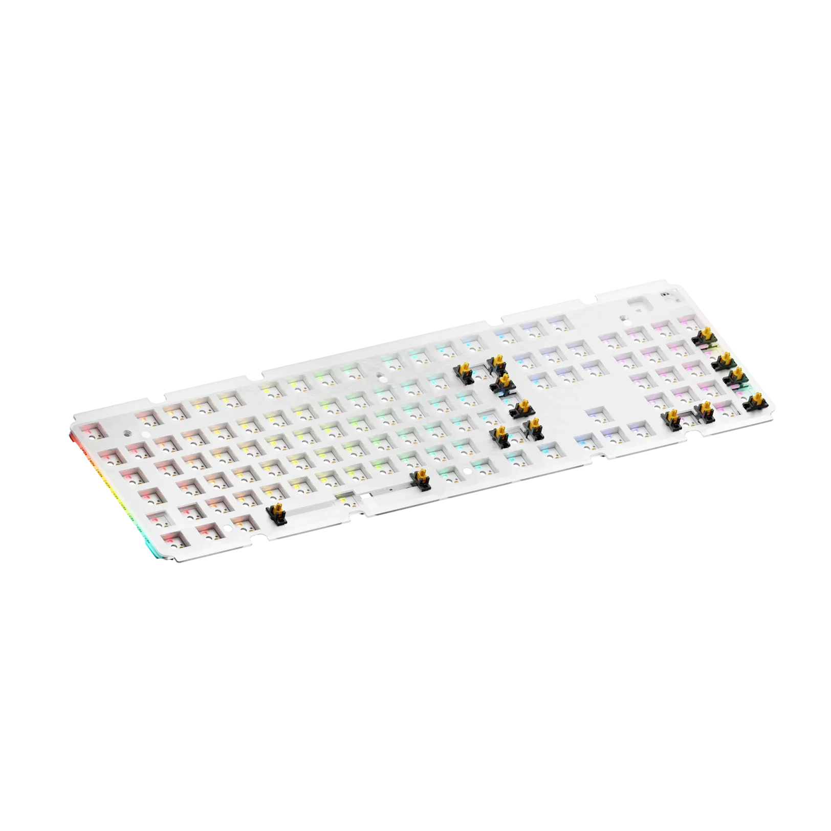 GMMK 3 Mechanical Keyboard Switch Plate - 100% Polycarbonate ISO Layout for Custom Gaming Keyboards | Perfect for PC Builds, Esports & Typing Enthusiasts
