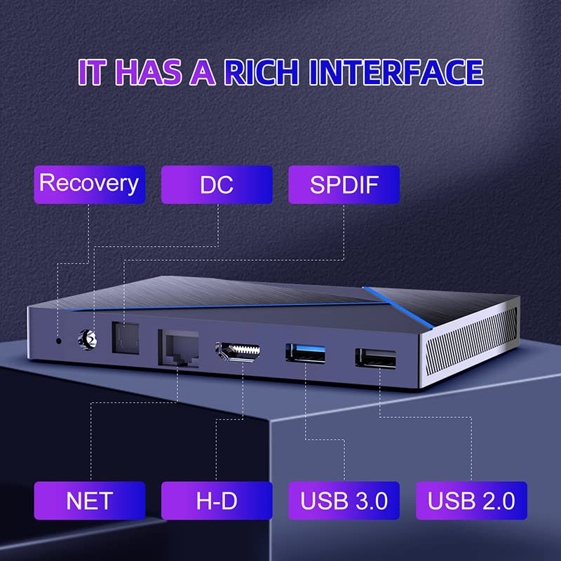 CHROX Android 13.0 Smart TV Box - 8GB RAM 64GB ROM, RK3566 Cortex-A53 Processor, 2.4G/5G Dual Band WiFi & Bluetooth 5.0, 8K Ultra HD with 3D/HDR10 Support - Perfect for Streaming Netflix, Hulu, and Gaming on Your 4K TV