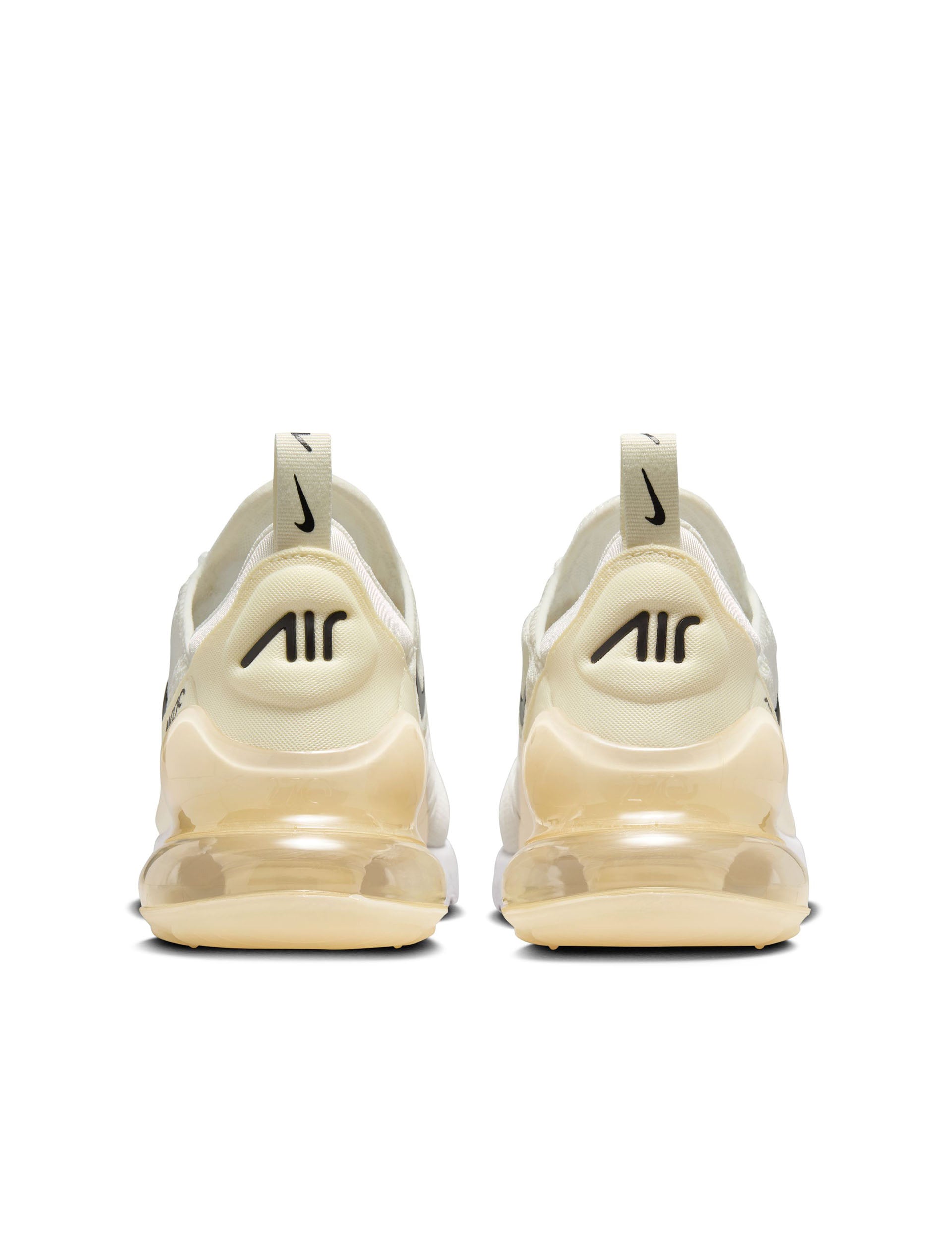 Nike Air Max 270 Running Shoes for Men & Women - Sail/Black/Coconut Milk/Pale Ivory - Comfortable Cushioned Sneakers for Jogging, Gym Workouts & Casual Wear