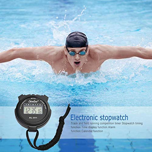 TopHomer Digital Stopwatch - Large Display Handheld Sports Timer with Count Up/Down, Chronograph, and Lap Memory - Perfect for Track & Field, Swimming, Coaching, and Fitness Training (Orange)